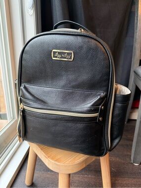 Itzy Ritzy Black mini diaper bag